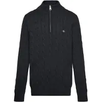 Gant Teen Unisex Cotton Cable Half Zip Evening Blue Taglia: 146/152 | Maglioni Outlet | kids | Blu