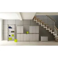 Plastiken Lockable chest with wheels - 190 L - Functional and aesthetic - Beige