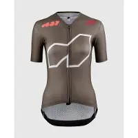 Assos Women's Dyora R Jersey We Are The A Maglietta da ciclismo Donna (XL, marrone/grigio)