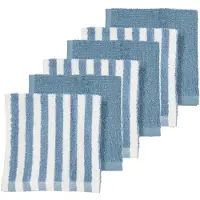 Meyco Baby Asciugamano Per Il Viso Fat Stripe 30x30 Cm 6 Unità
