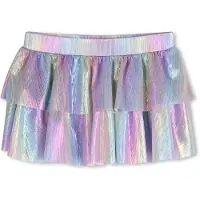 Billieblush per ragazza. U21968 Gonna a balze multicolore (2Y= 86cm), Casual, Poliestere, moda per bambini