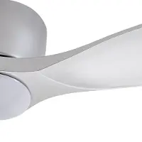 LUCANDE Ventilatore da soffitto LED Smart Moneno, argento, DC, Tuya