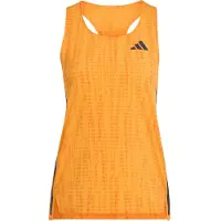 Adidas Women's Adizero Singlet Maglia da corsa Donna (XS, arancione)