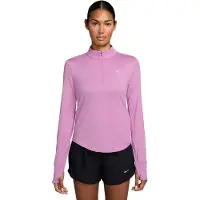 Nike Women's Swift Dri-Fit UV 1/2-Zip Running Top Maglia da corsa Donna (L, fuchsia)