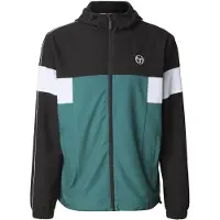 Sergio Tacchini Giacca per l'allenamento petrolio / nero / bianco