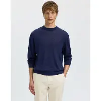 Selected Camicia A Maniche Lunghe Uomini Blu XXL