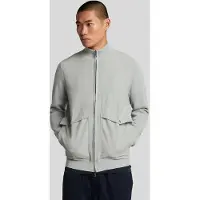 Lyle & Scott Milano Hybrid Full Zip Knitted Jacket Grey Mirage Taglia: M | Giacche leggere Outlet | Uomo | Grigio