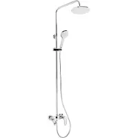Deante Shower head with bathtub faucet