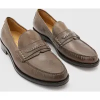 John Varvatos Hawthorne Chain Loafer Charcoal Taglia: 8.5 | Mocassini Outlet | Uomo | Nero