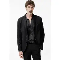John Varvatos Gerry Jacket - Slim Fit Multi Peak Lapel Black Taglia: 48 | Blazers Outlet | Uomo | Nero