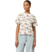 Scotch & Soda Boxy Crop Tee Sugar Swizzle/rose Brown/adobe Rose Taglia: S | Maglie Sportivi Outlet | Donna | Rosa