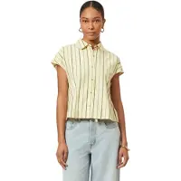 Scotch & Soda Dolman Sleeve Shirt Chino Green Multi Pinstripe Taglia: XL | Magliette intime Outlet | Donna | Verde