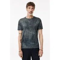 John Varvatos Patino Regular Fit Ss Crew With Digital Lake Blue Taglia: S | Magliette basic Outlet | Uomo | Blu