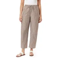 Scotch & Soda Barrel Leg Pants Brown Stripe Taglia: XS | Pantaloni Outlet | Donna | Marrone