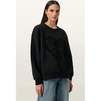 AllSaints Trip Piper Sweat Black Taglia: S | Maglioni a maglia Outlet | Donna | Nero
