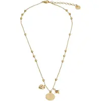 Liu Jo Gold-plated, elegant Collana with pendants Icones LJ3160
