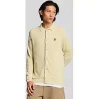 Lyle & Scott Linen Blend Knitted Shirt Luna Taglia: L | Camicie Casual Outlet | Uomo | Bianco