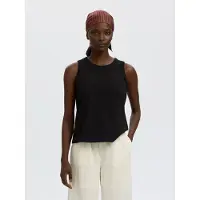 Selected Canottiera Donne Nero L