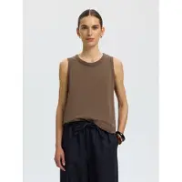 Selected Canottiera Donne Marrone S