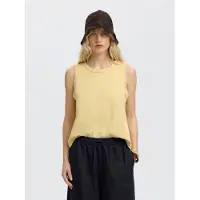 Selected Canottiera Donne Giallo XS