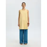 Selected Vestito Senza Maniche Donne Giallo S