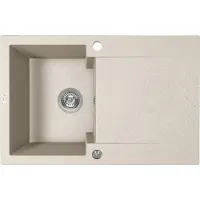 Kuchinox CHICHI Lavello singolo con sgocciolatoio, granito SBH_411Y