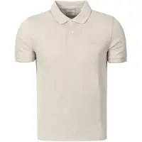 Gant 2Tone Polo Piqué Ecru Beige taglia