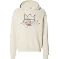 Scotch & Soda Basquiat Washed Artwork Relaxedfit Hoodie Light Pastel Grey Taglia: XL | Felpe con cappuccio Outlet | Uomo | Grigio