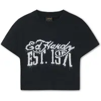 Ed Hardy Maglietta '1971' nero / bianco