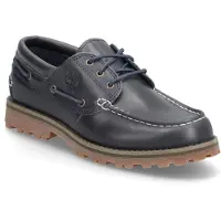 Timberland unisex per bambino. TB0A2K8QEP81 Nautica in Pelle Authentic blu marino (37), Basso, Stringhe, Casual, Navy, moda per bambini