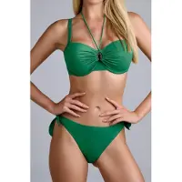 Marlies Dekkers Jet Set Bikini Topplunge Balconywired Padded Green Taglia: 80D | Bikini Outlet | Donna | Verde
