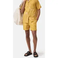 Closed Swim Shorts Mango Yellow Taglia: S | Pantaloncini da bagno Outlet | Uomo | Giallo