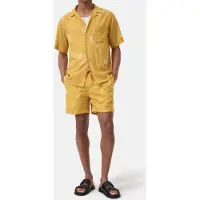 Closed Short Sleeved Shirt Mango Yellow Taglia: L | Camicie Casual Outlet | Uomo | Giallo