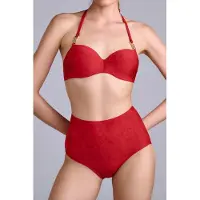 Marlies Dekkers Acapulco Bikini Bottombriefs High Waist Red Taglia: XXXL | Bikini Outlet | Donna | Rosso