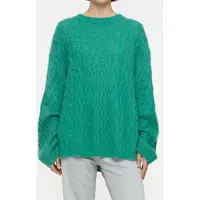 Closed Cable Long Sleeve Meadow Green Taglia: M | Maglioni a maglia Outlet | Donna | Verde