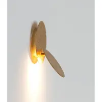 Holländer Applique a LED CORONARE, Ø 17 cm, color oro, metallo, dimmerabile