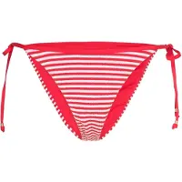 Seafolly Clubhouse Tie Side Rio Pant Parte inferiore bikini Donna (34, fuchsia/rosso)