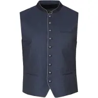 Marjo Gilet per costume tradizionale 'Grünenbach' blu scuro / grigio