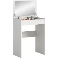 Xonox .home Tavolo da trucco Make Up bianco L/A/P: 62x84x40 cm