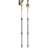 LEKI Makalu Lite AS Compact Bastoncini da trekking (90 - 125 cm, pale clay light /grigio)