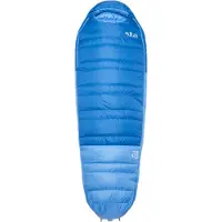 Rab Women's Ascent -12C / 10F Sacco a pelo in piuma Donna (Long - Body Size: 185 cm, blu)