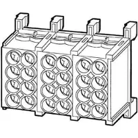 HKL Morsetto di derivazione della linea principale 2x25qmm, sicuro per le dita - Distributore di potenza (montato su guida) HL...