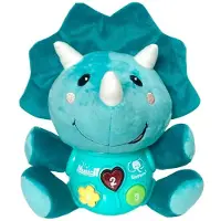 Creaciones Llopis Rinoceronte Musicale Di Peluche Con Luci Suoni E Melodie 24 Cm