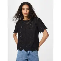 Pieces Top A Maniche Corte | Nero | S