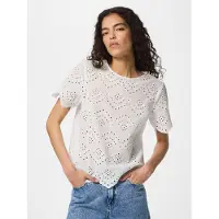 Pieces Top A Maniche Corte | Bianco | L
