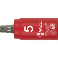 Wera Presa 8740 A VDE HF 1/4 di pollice SW 5mm L.45mm