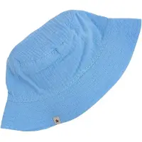 Huttelihut Kid's Bucket Hat Muslin Cappello Bambini (54 cm - 6-8 Years, blu)