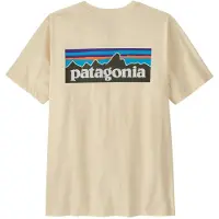Patagonia P-6 Logo T-Shirt T-shirt Uomo (XL, beige)
