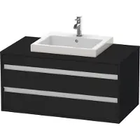 Duravit Ketho Meuble sous-vasque sur console suspendu, 1000x496x550 mm, 2 tiroirs, pour lavabo à encastrer au centre, KT675501616, KT675501616