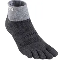 Injinji Trail Midweight Mini-Crew Calze da trekking (47,5+, grigio)